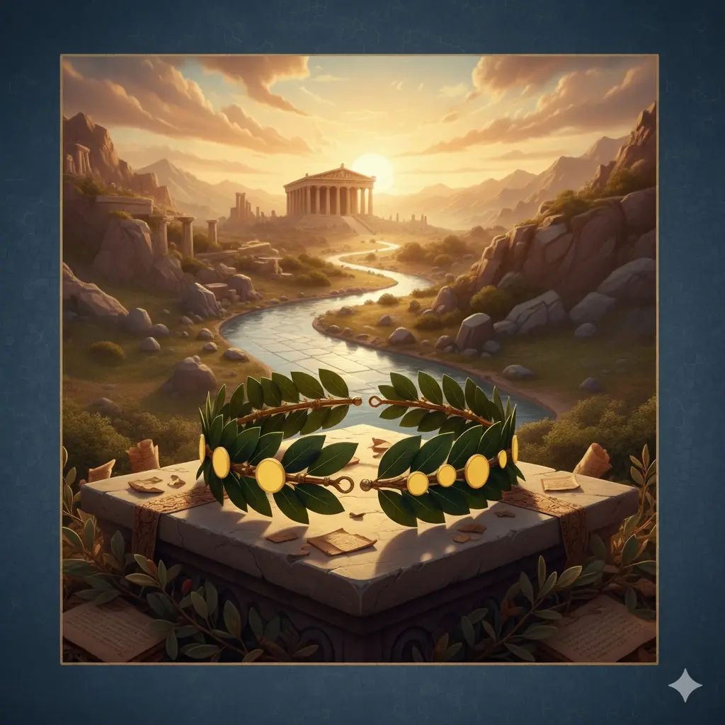 Il mito di Apollo e Dafne 4 La corona di alloro, pianta sacra ad Apollo