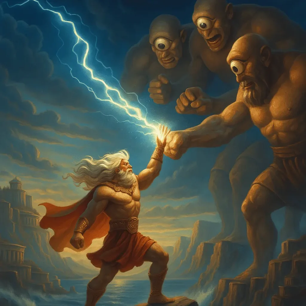 Zeus 2 Zeus riceve la folgore dai Ciclopi