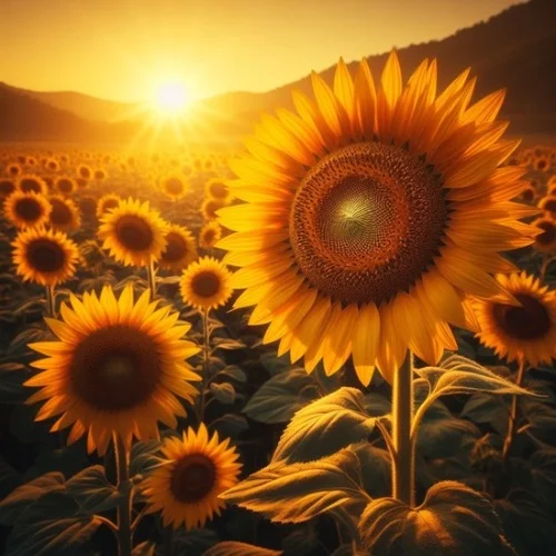 Rappresentazione del mito del girasole, anche chiamato mito di Clizia