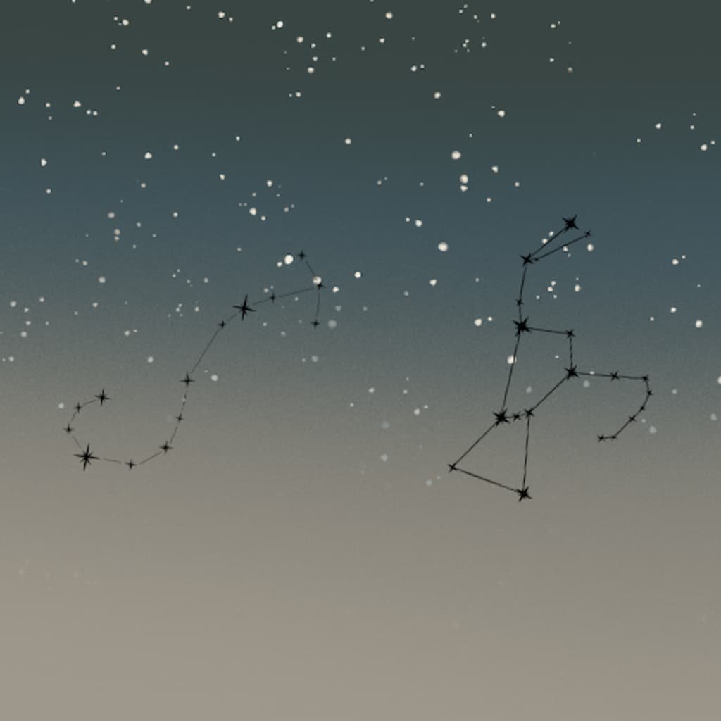 Costellazione dello Scorpione 3 Costellazione dello Scorpione e di Orione: l'inseguimento tra le stelle