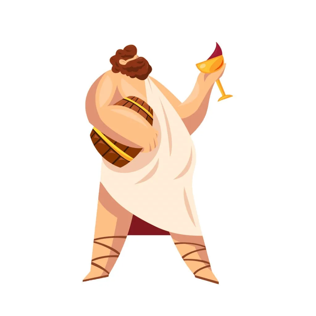 icona dio Dioniso o Bacco