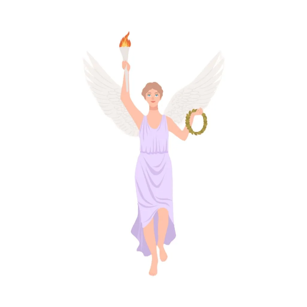 icona dea Nike o Vittoria