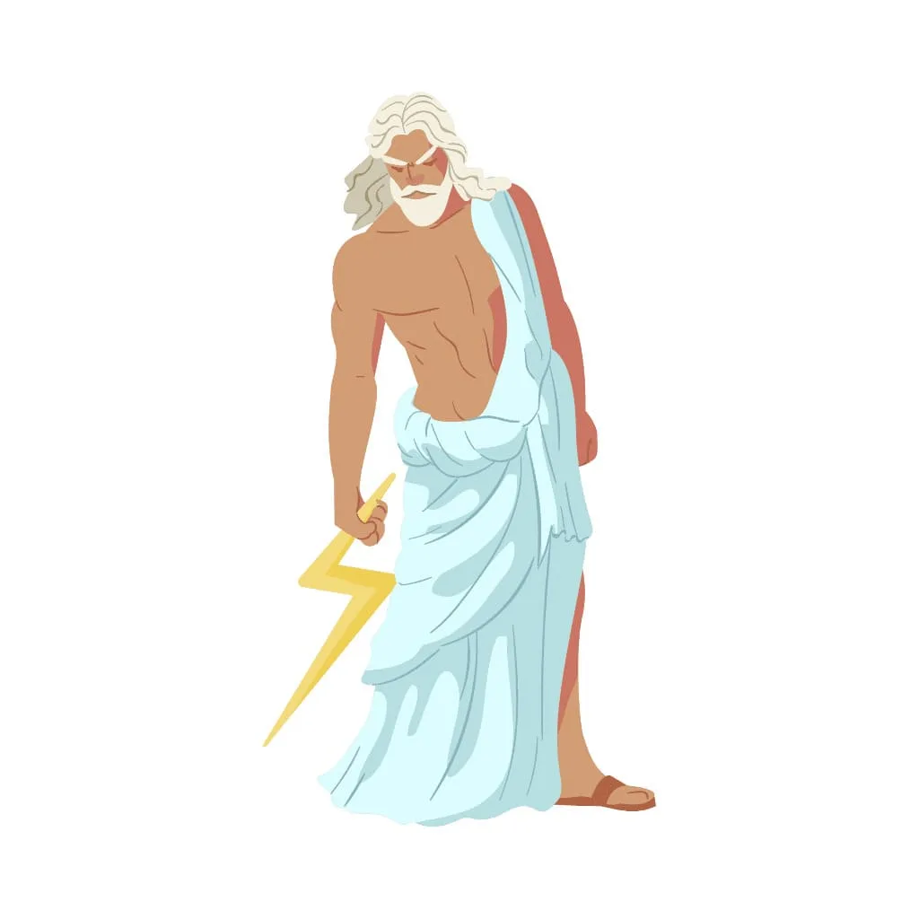 icona dio Zeus o Giove