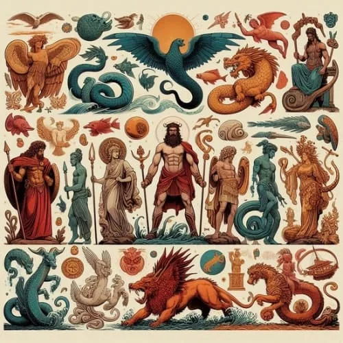 Pantheon di divinità greche e romane