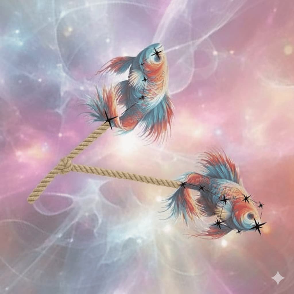 Costellazione dei Pesci 3 La corsa che unisce la ocstellazione dei Pesci