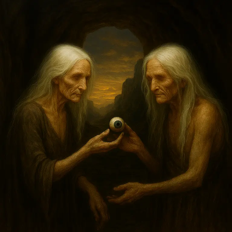 Le Graie condividono il loro unico occhio