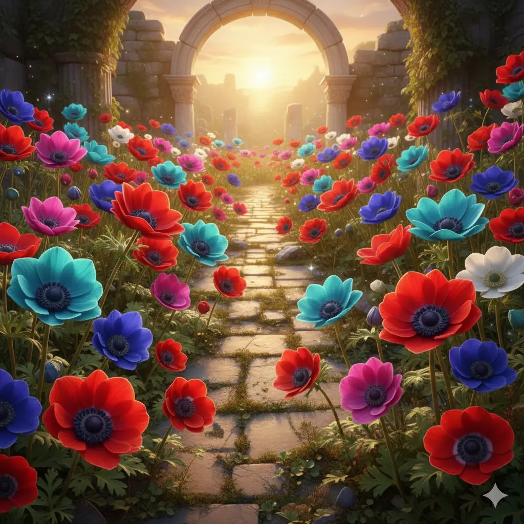 Mito di Adone e Venere: l'anemone