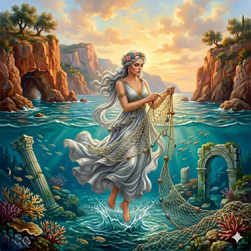 Le Nereidi 2 La nereide Teti mitologia