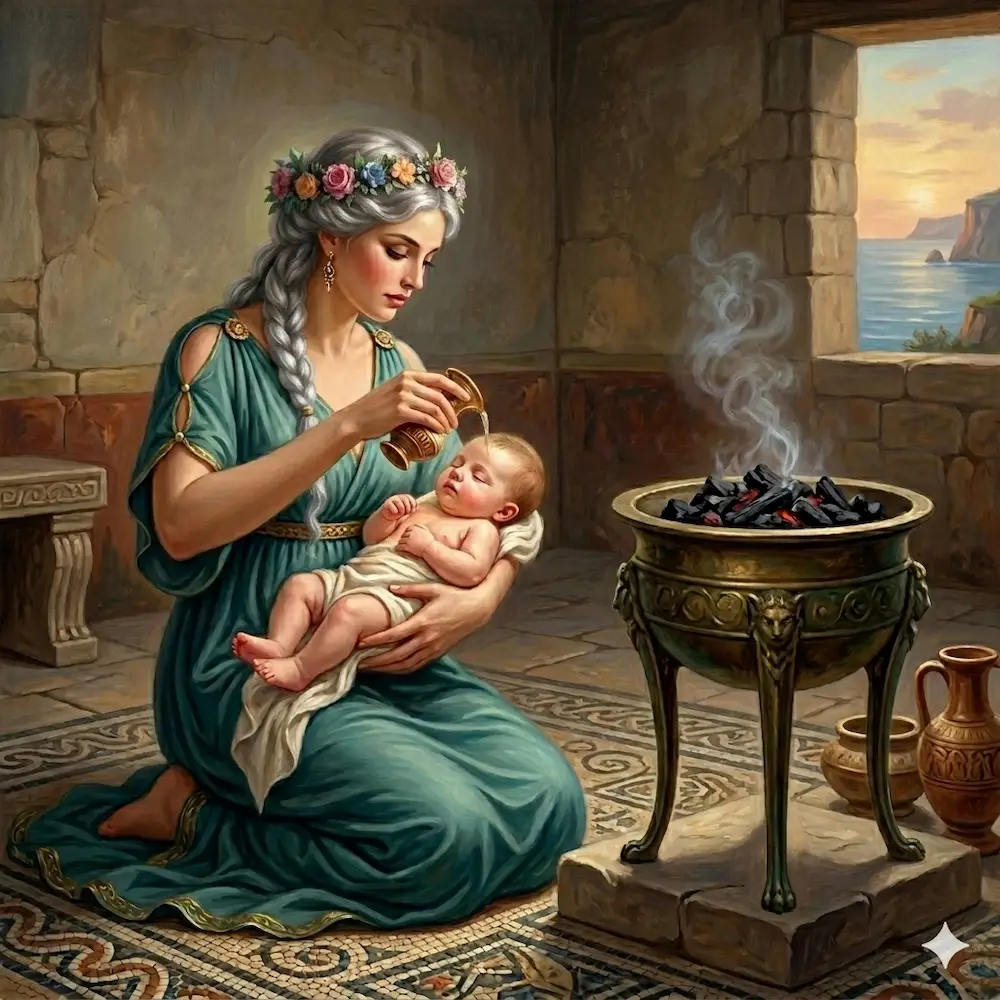 Le Nereidi 3 Teti nereide mitologia con achille