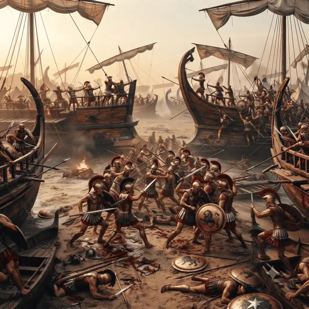 La battaglia alle navi