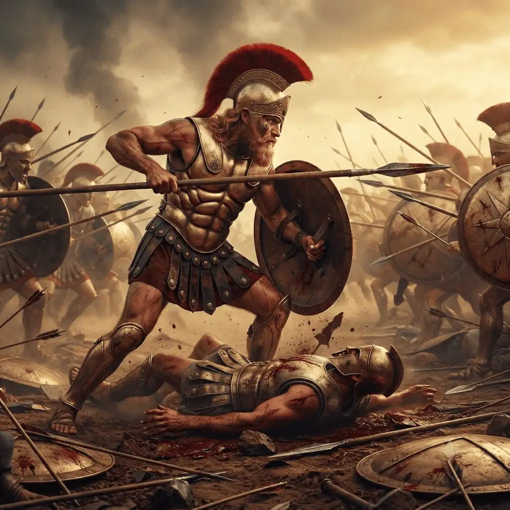 L'Iliade di Omero: Menelao difende il cadavere di Patroclo